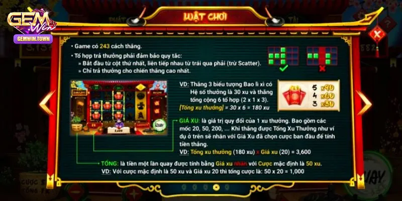 Hướng dẫn tân binh cách chơi nổ hũ ông đồ tại Gemwin