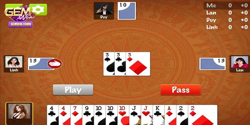 So sánh game tiến lên miền Nam và miền Bắc