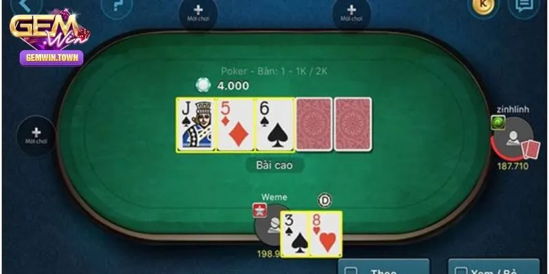 Game Bài Poker - Siêu Phẩm Đổi Thưởng Đẳng Cấp Tại Gemwin
